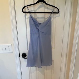 Periwinkle mini dress